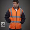 Vêtement haute visibilité Parka matelassée avec manches détachables Yoko Hi-Vis Quilted Jacket With Detachable Sleeves