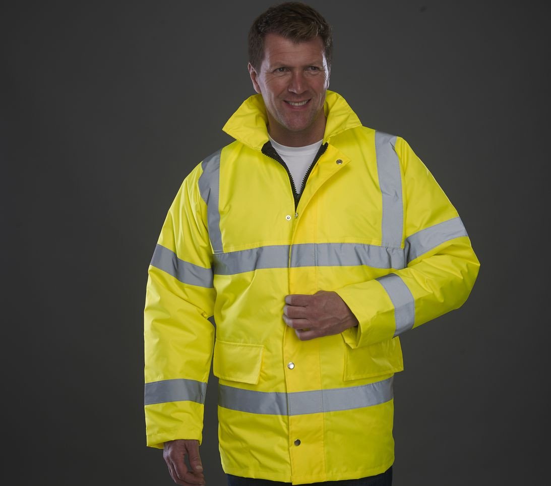 Vêtement haute visibilité Parka matelassée Yoko Hi-Vis Classic Motorway Jacket Vêtement haute visibilité Parka matelassée Yoko Hi-Vis Classic Motorway Jacket