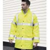 Vêtement haute visibilité Parka Result Hi Viz Motorway Coat
