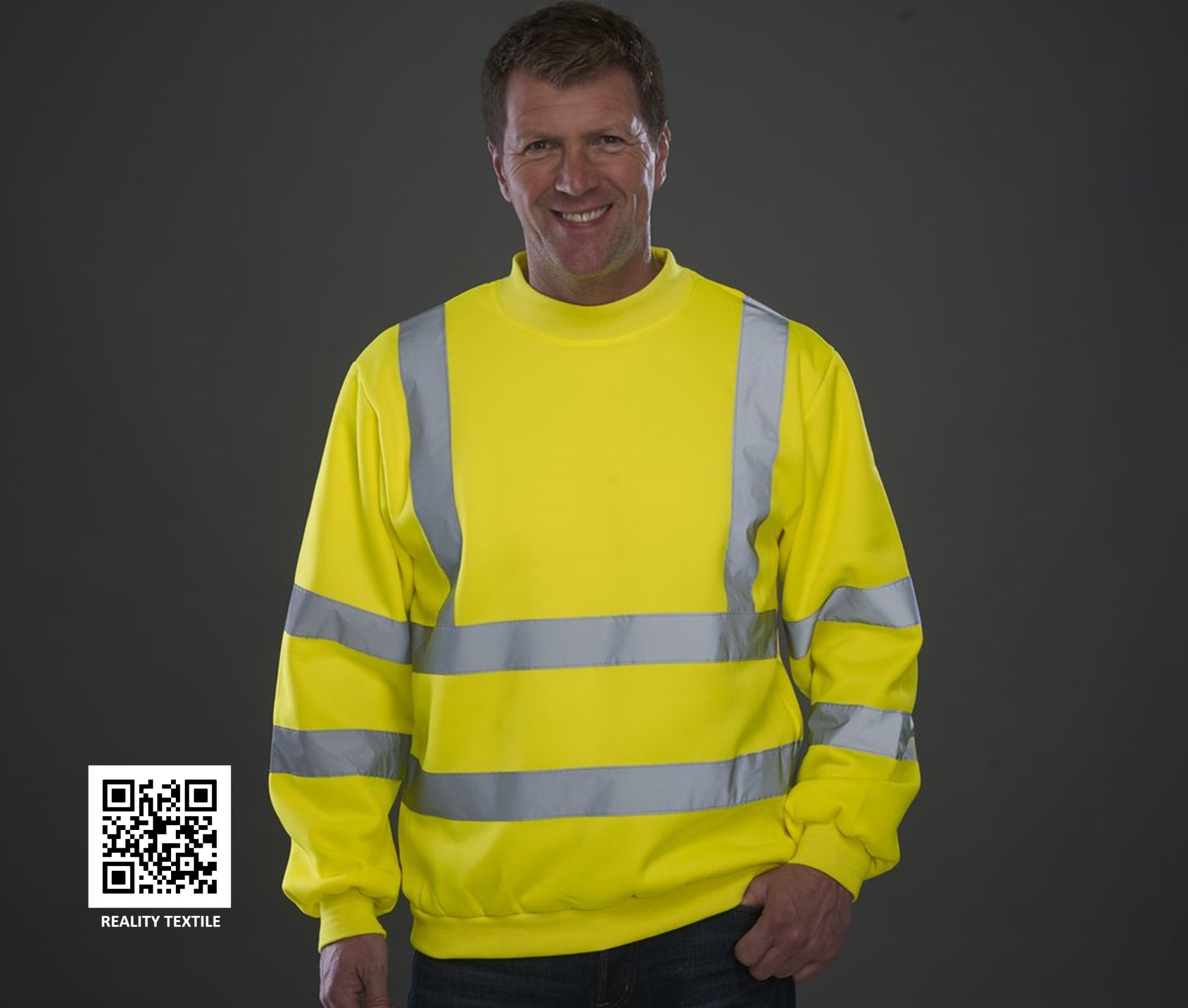 Vêtement haute visibilité Sweat col rond Yoko Hi-Vis Sweatshirt Vêtement haute visibilité Sweat col rond Yoko Hi-Vis Sweatshirt