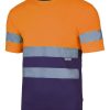Vêtement haute visibilité T-shirt technique bicolore Velilla Two-Tone High Visibility Technical