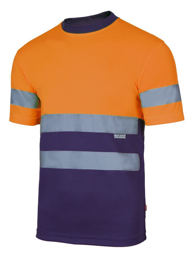 Vêtement haute visibilité T-shirt technique bicolore Velilla Two-Tone High Visibility Technical Vêtement haute visibilité T-shirt technique bicolore Velilla Two-Tone High Visibility Technical