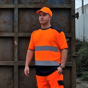 Vêtement haute visibilité Tee-shirt bicolore Yoko Hi-Vis Two-Tone T-Shirt