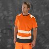 Vêtement haute visibilité Tee-shirt en polyester recyclé Result Recycled Safety T-Shirt