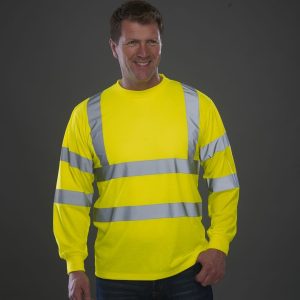 Vêtement haute visibilité Tee-shirt manches longues Yoko Hi-Vis Long Sleeve T-Shirt