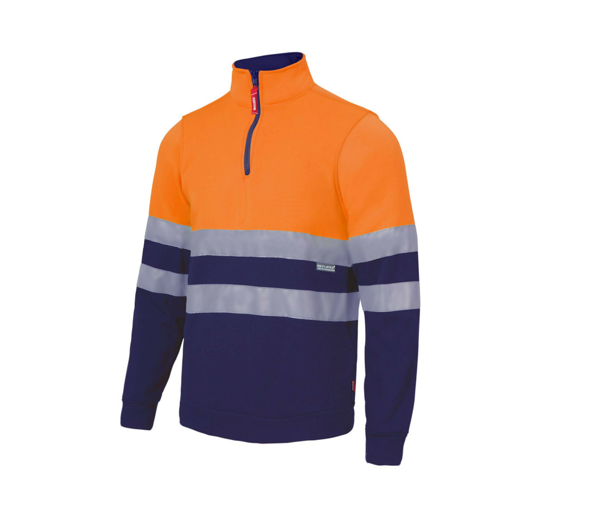 Vêtement haute visibilité Velilla Sweat Col Zippé Vêtement haute visibilité Velilla Sweat Col Zippé
