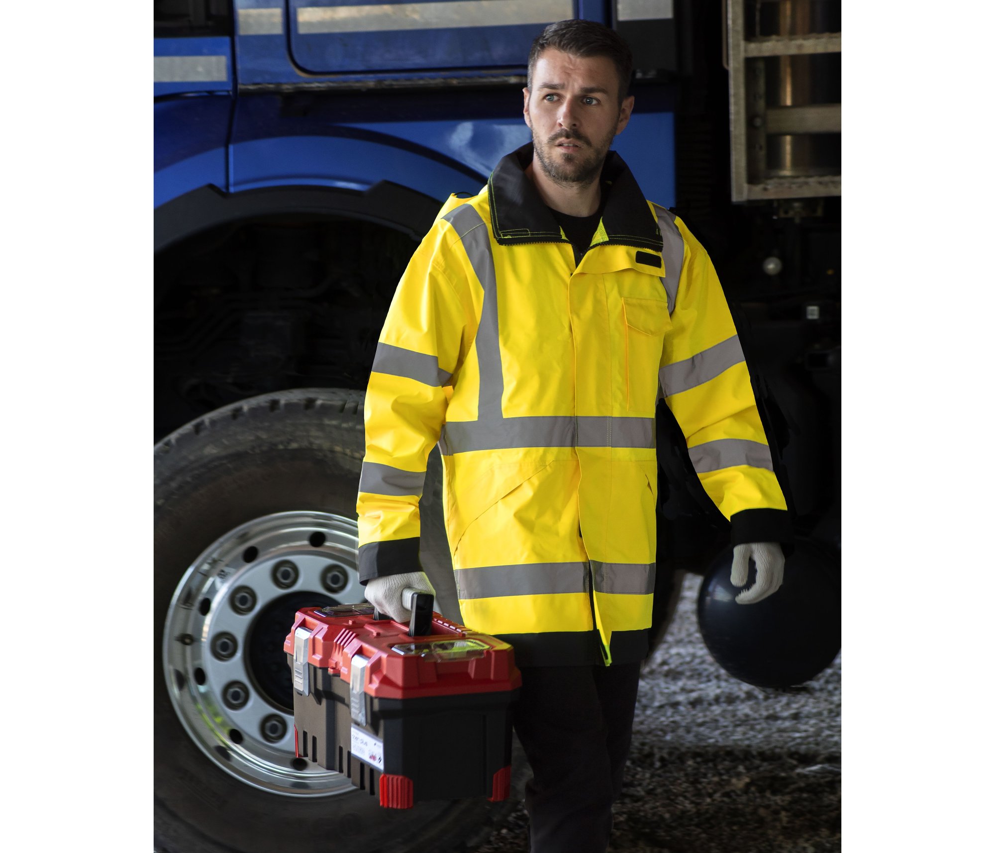 Vêtement haute visibilité Veste de pluie Korntex Hi-Vis Rain Lite Jacket Kaunas Vêtement haute visibilité Veste de pluie Korntex Hi-Vis Rain Lite Jacket Kaunas