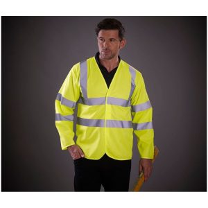 Vêtement haute visibilité Veste de sécurité manches longues Yoko Hi-Vis Long Sleeve Waistcoat
