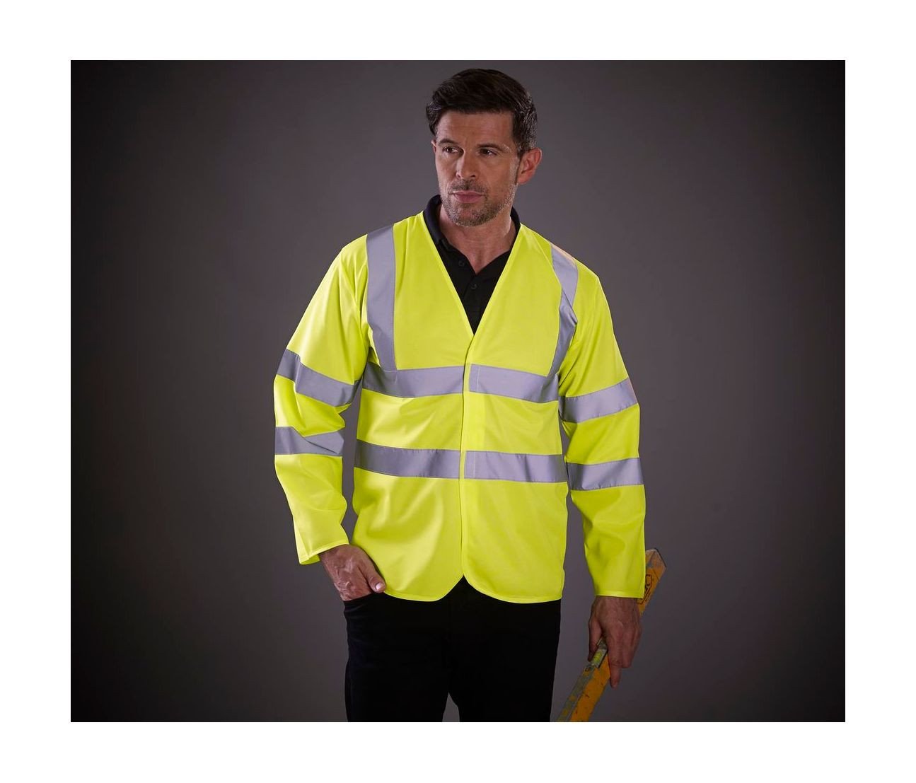 Vêtement haute visibilité Veste de sécurité manches longues Yoko Hi-Vis Long Sleeve Waistcoat Vêtement haute visibilité Veste de sécurité manches longues Yoko Hi-Vis Long Sleeve Waistcoat