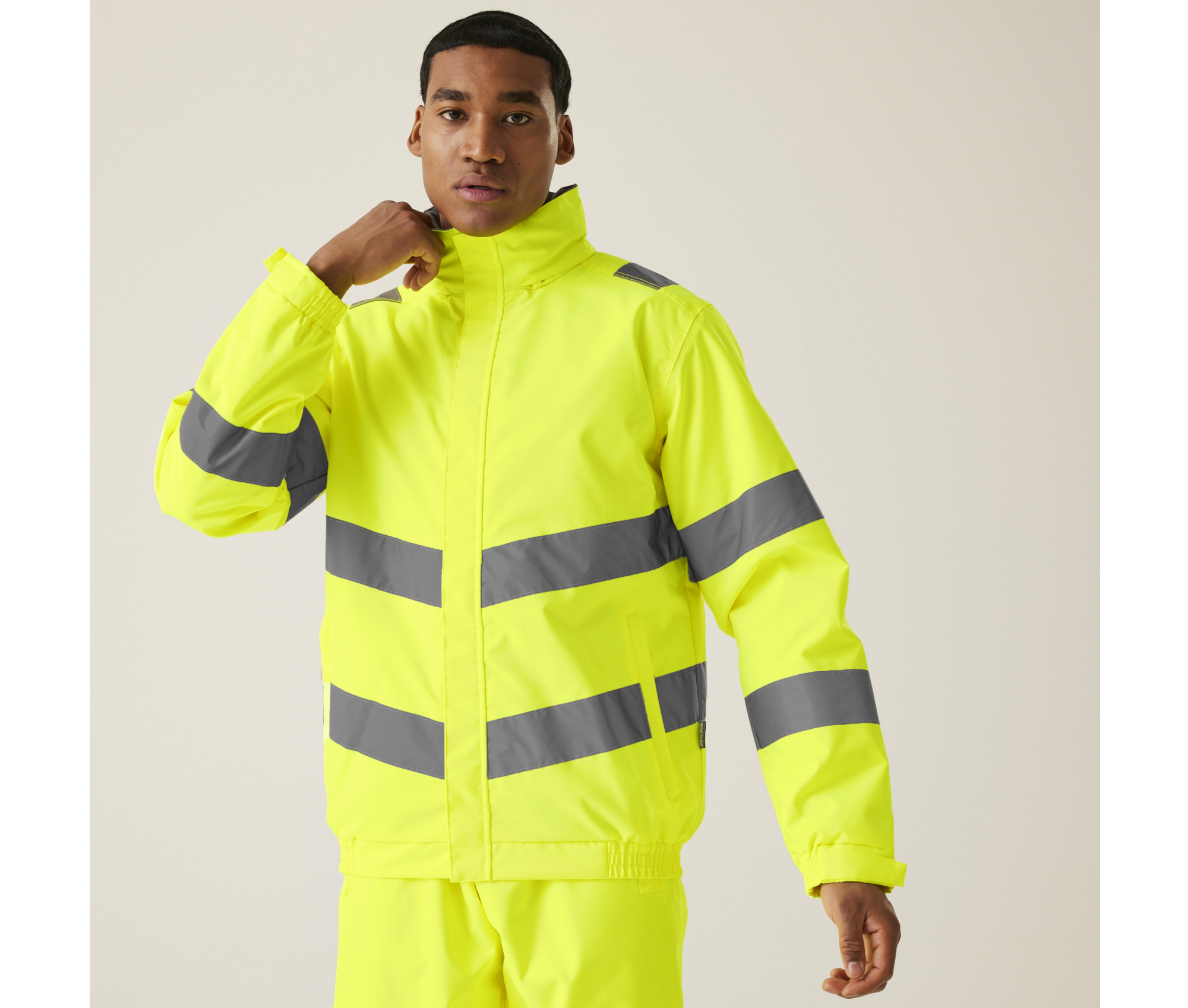 Vêtement haute visibilité Veste Dover haute-visibilité Regatta Hi-Vis Pro Contract Jacket Vêtement haute visibilité Veste Dover haute-visibilité Regatta Hi-Vis Pro Contract Jacket