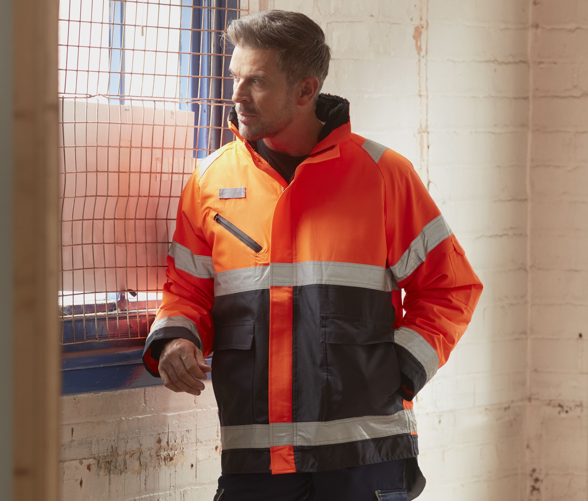 Vêtement haute visibilité Veste "Fontaine Storm" Yoko Hi-Vis Fontaine Storm Jacket Vêtement haute visibilité Veste "Fontaine Storm" Yoko Hi-Vis Fontaine Storm Jacket