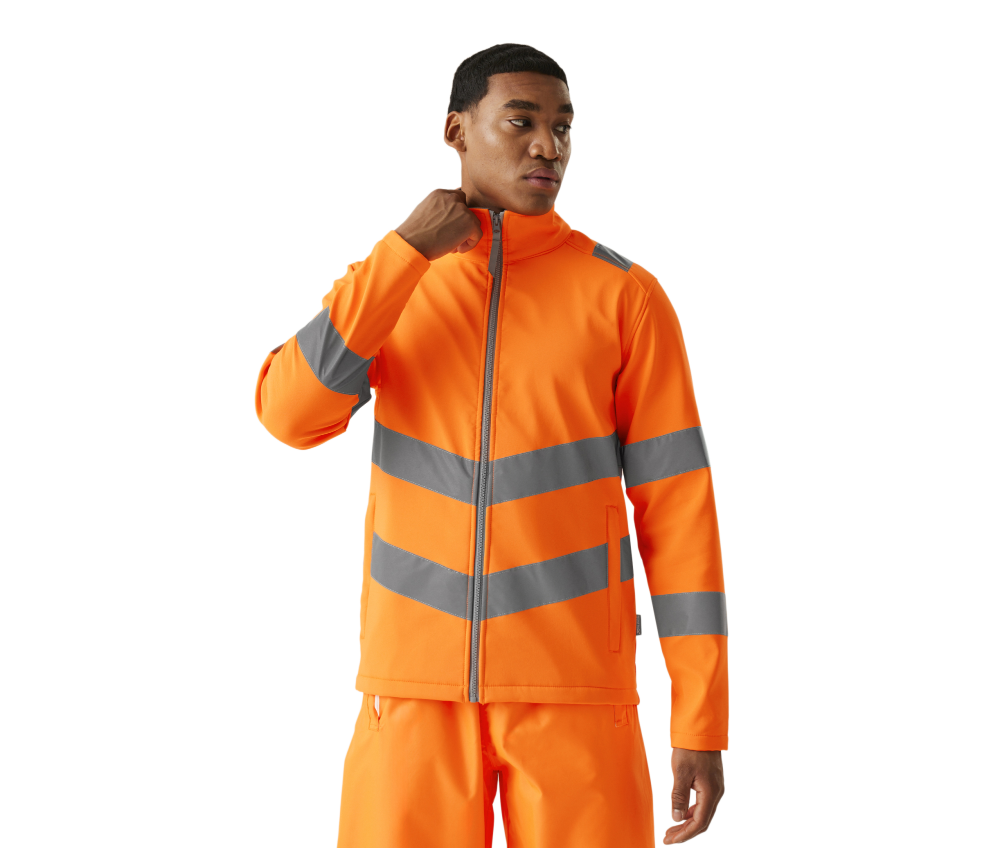 Vêtement haute visibilité Veste Softshell 2 couches Regatta Hi-Vis Pro Contract Ablaze 2 Layer Jacket (class 3) Vêtement haute visibilité Veste Softshell 2 couches Regatta Hi-Vis Pro Contract Ablaze 2 Layer Jacket (class 3)