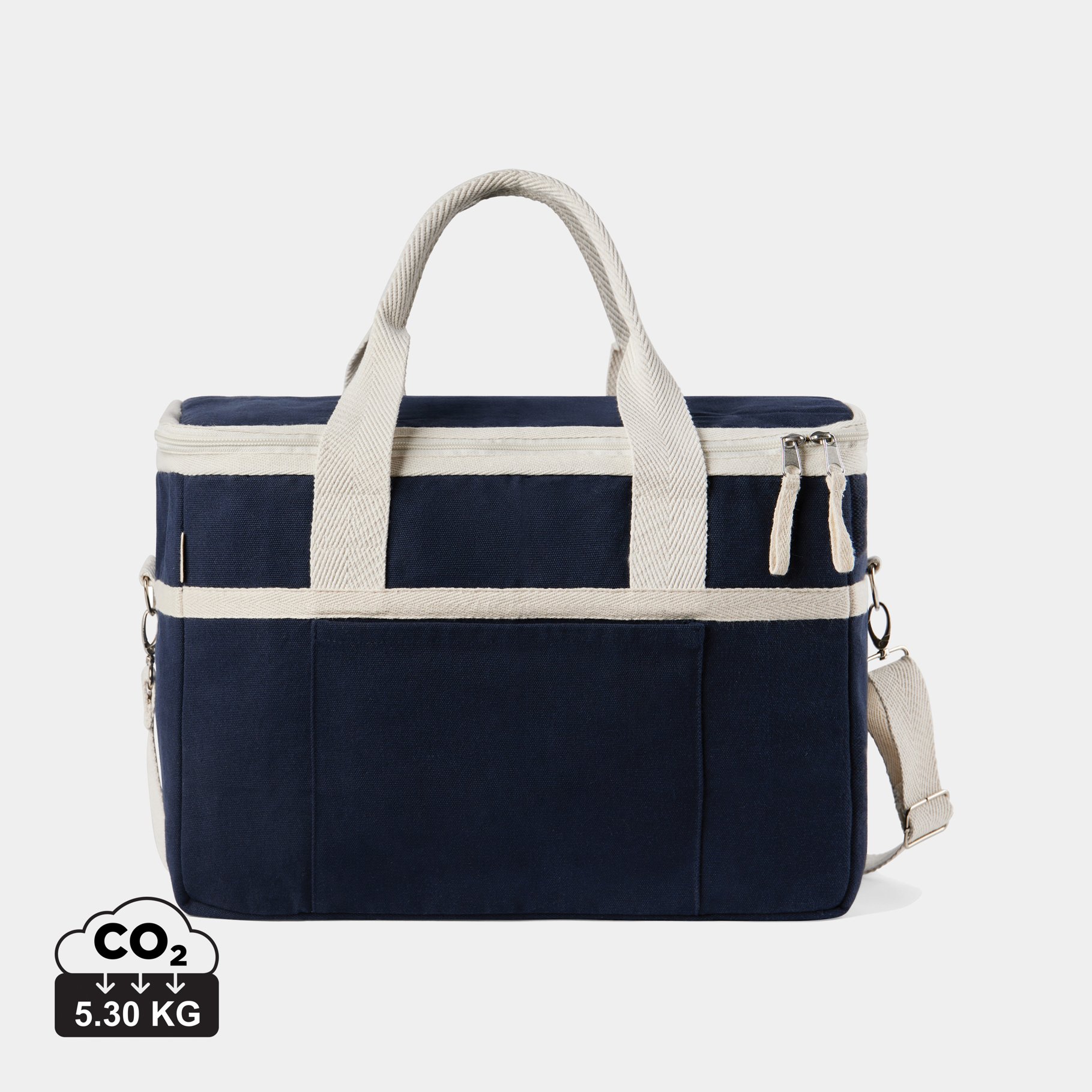 VINGA Panier isotherme en toile recyclée AWARE™ Volonne VINGA Panier isotherme en toile recyclée AWARE™ Volonne