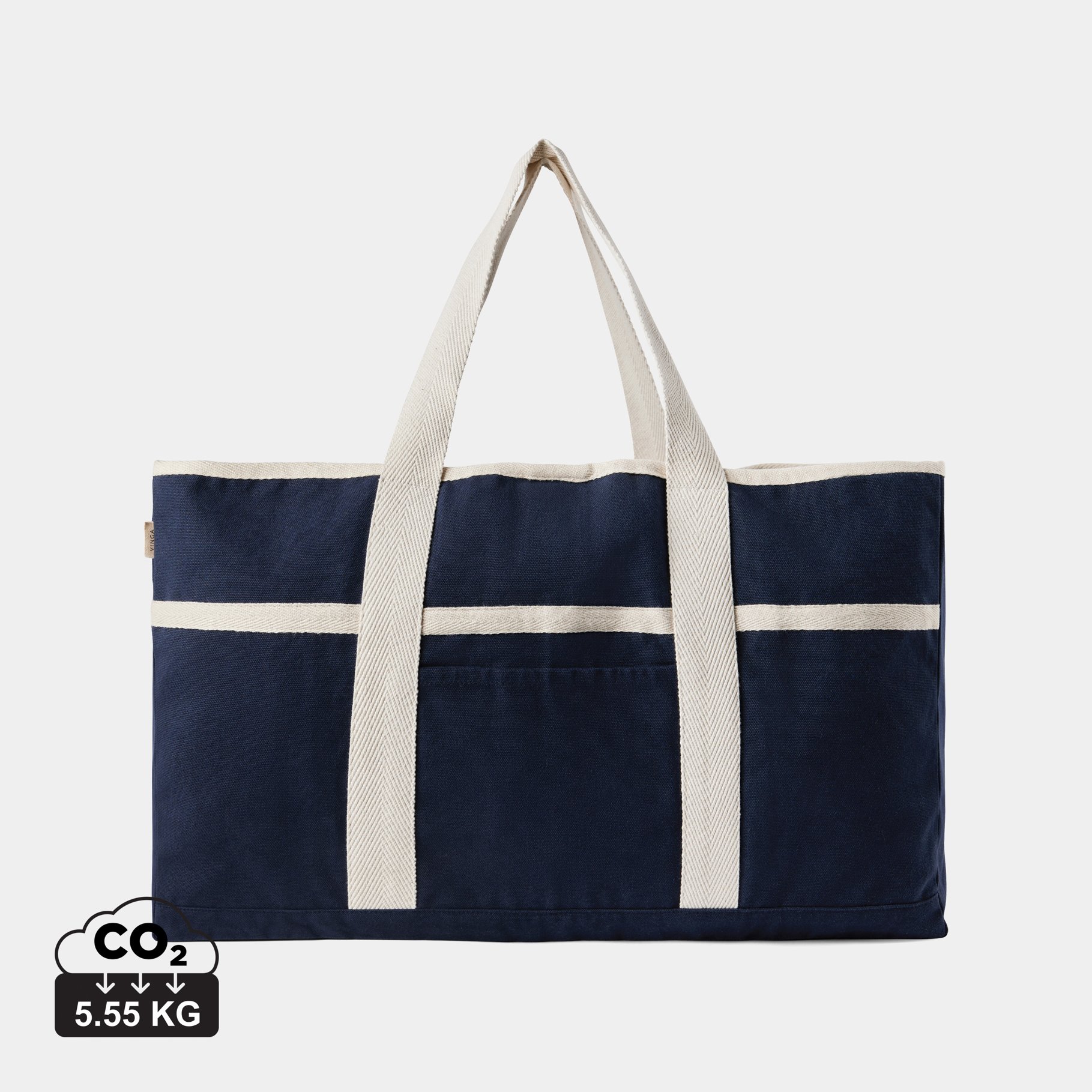 VINGA Sac de plage en toile recyclée AWARE™ Volonne VINGA Sac de plage en toile recyclée AWARE™ Volonne