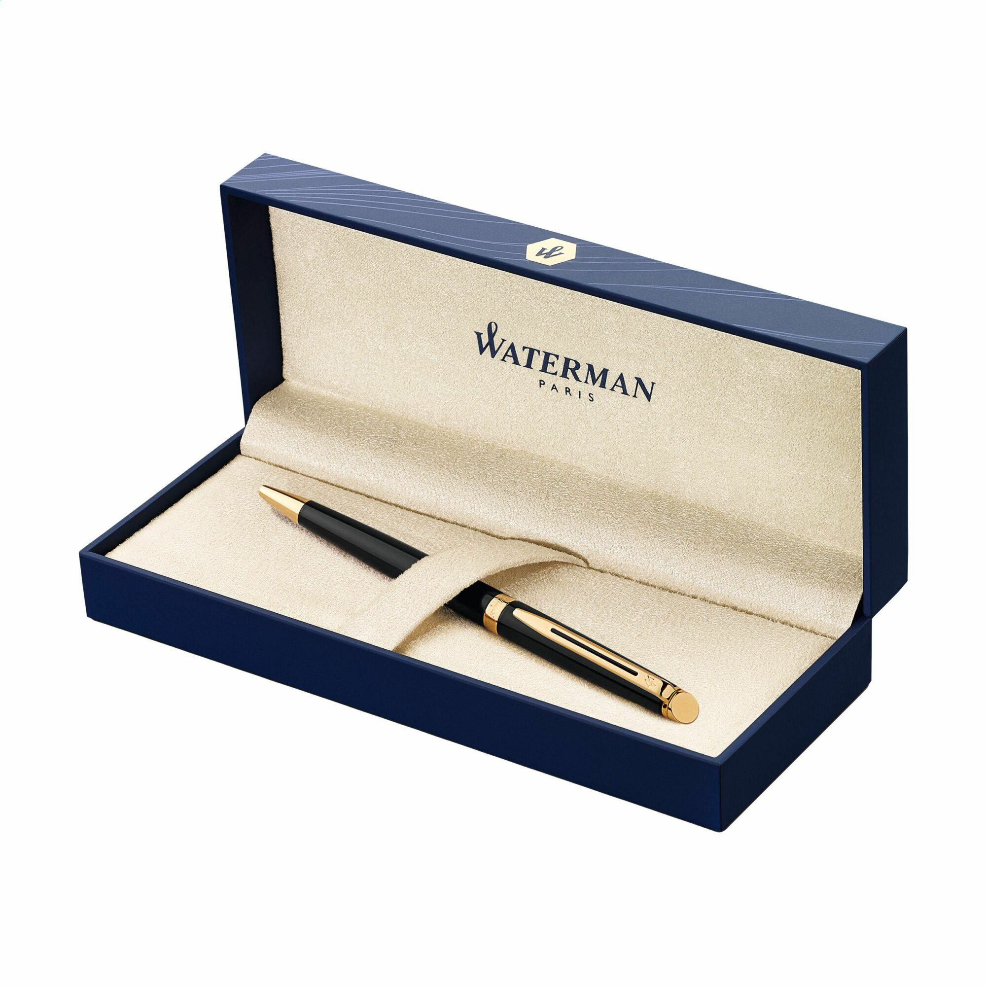 Waterman Hémisphère Stylo à bille Noir - encre bleue Waterman Hémisphère Stylo à bille Noir - encre bleue