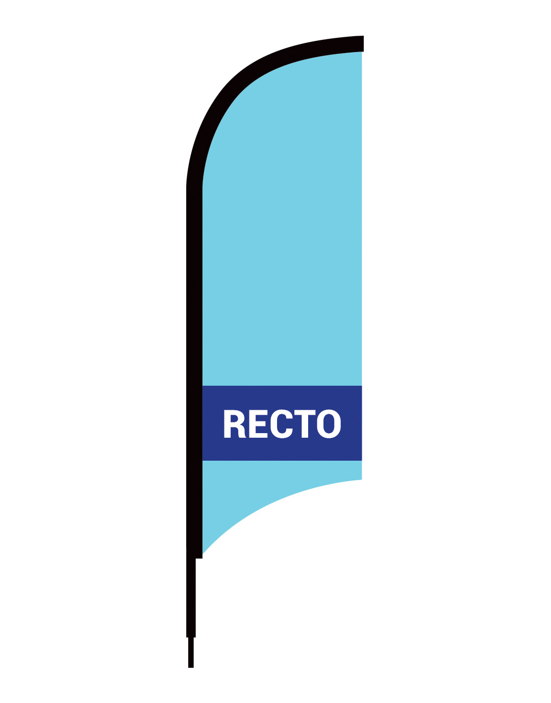 Drapeau goutte personnalisé WF Drapeau goutte personnalisé WF – vue 5