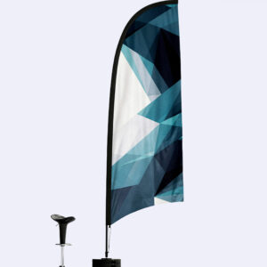 Drapeau goutte personnalisé WF – vue 3