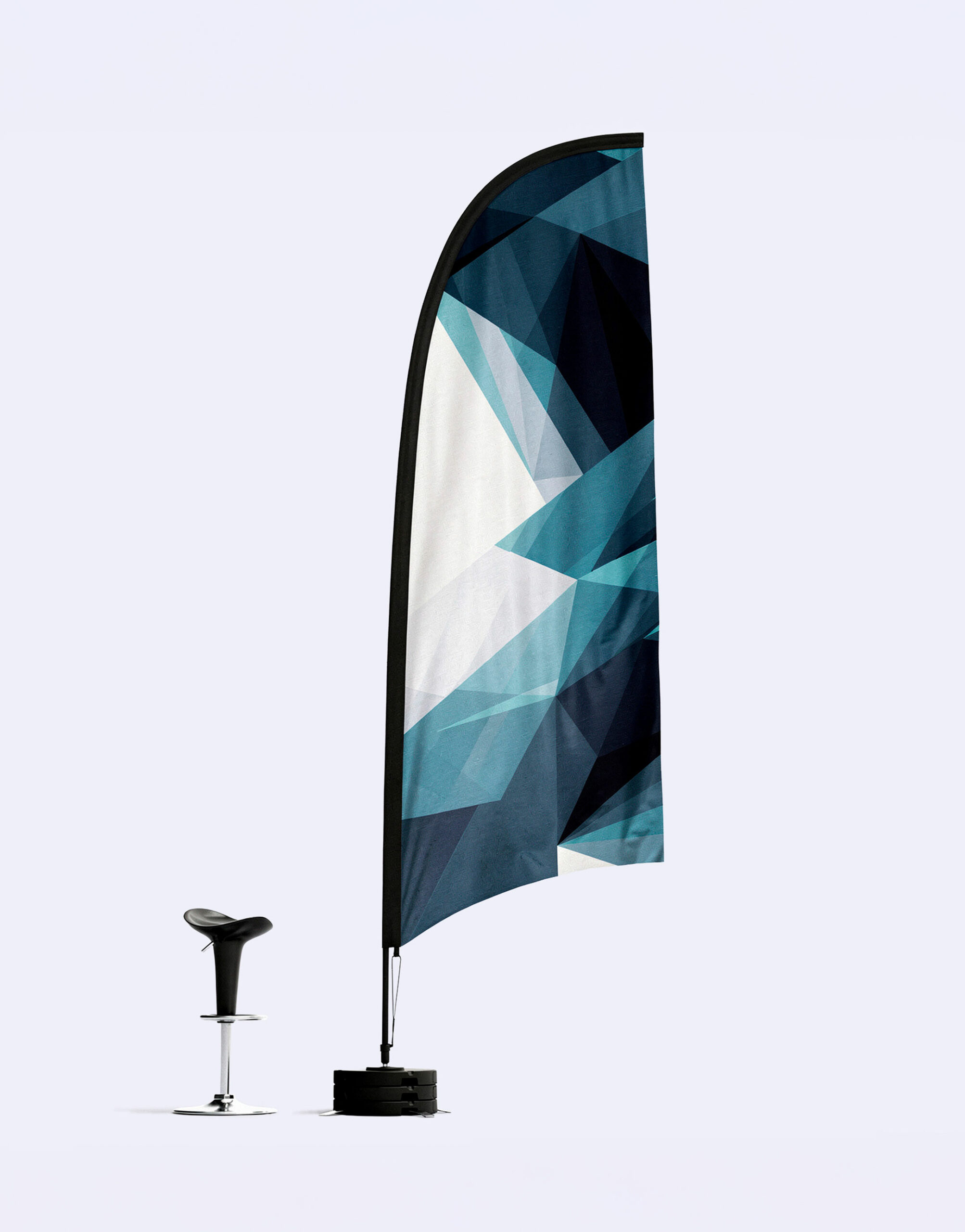 Drapeau goutte personnalisé WF Drapeau goutte personnalisé WF – vue 3