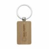 WoodKey Rectangle porte-clés