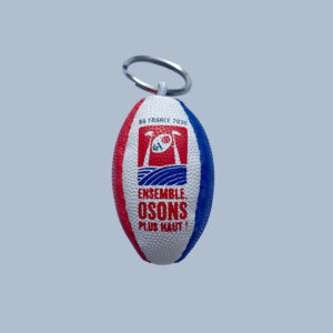Porte-clés ballon de rugby – vue 5