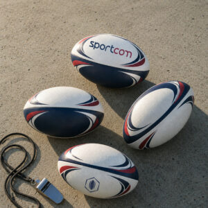 Mini ballon de rugby personnalisé – vue 2