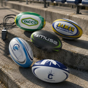 Mini ballon de rugby personnalisé – vue 3