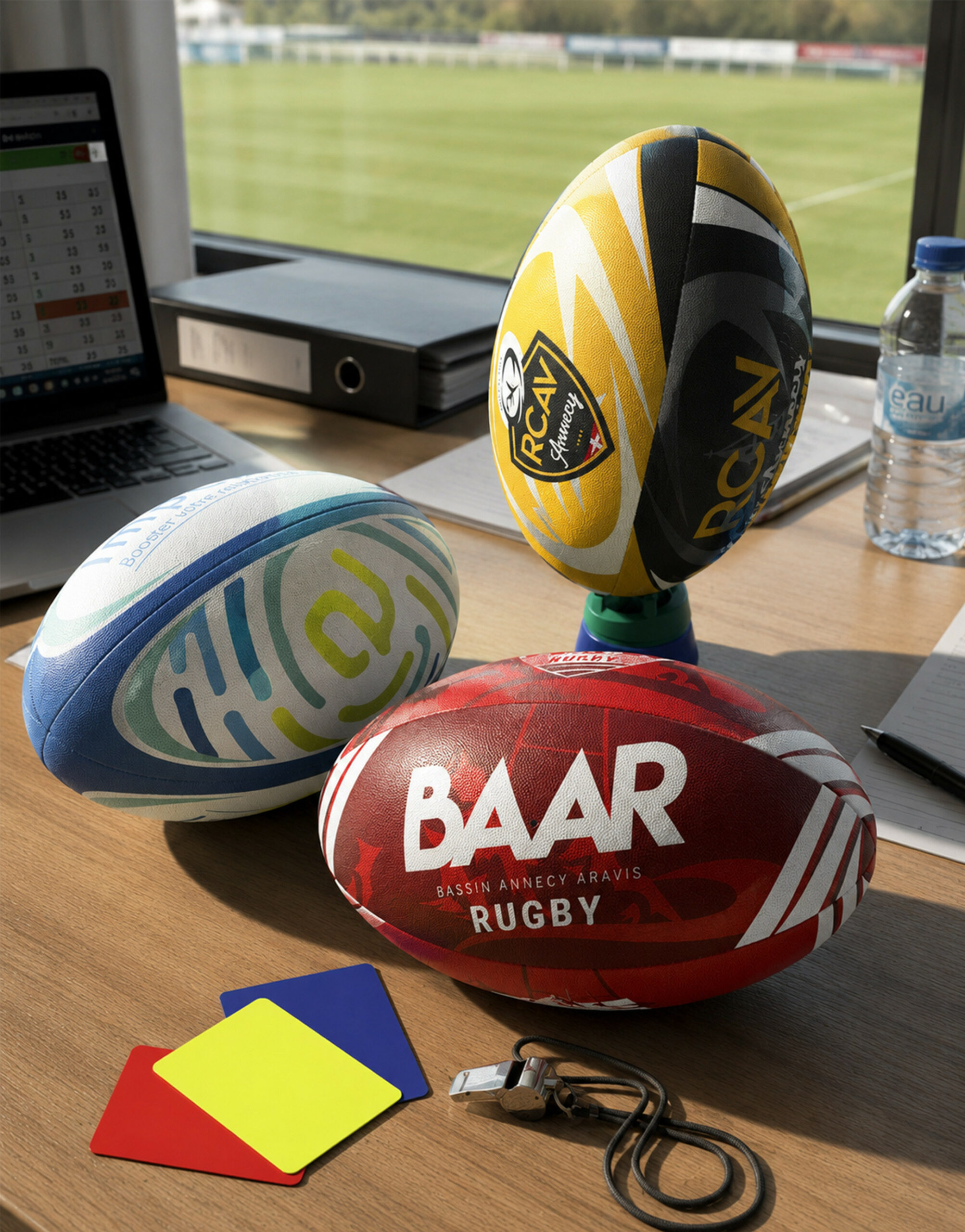 Ballon de rugby personnalisé Replica et Match Ballon de rugby personnalisé Replica et Match – vue 3