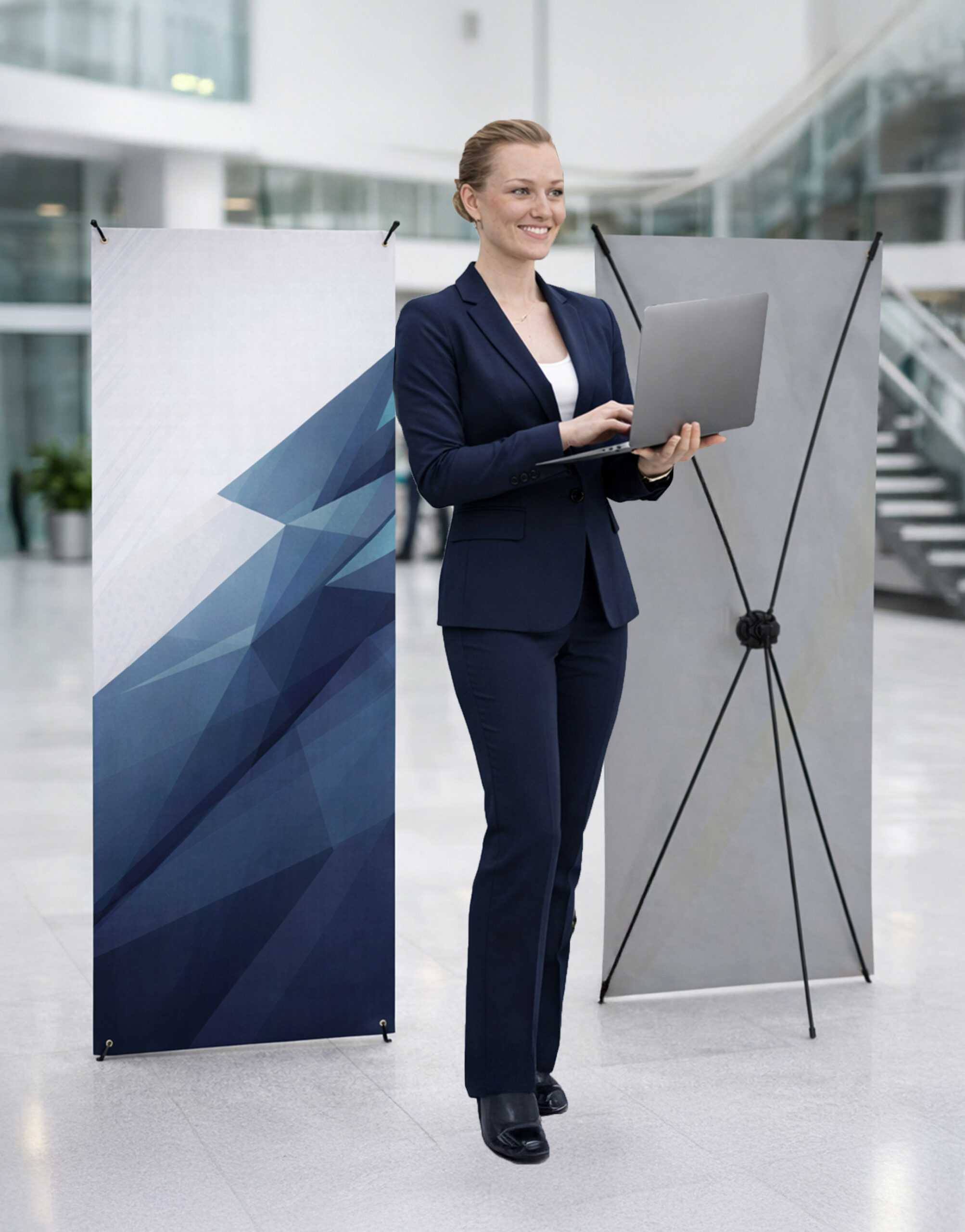 Support en X pour affiche Support en X pour affiche – vue 5