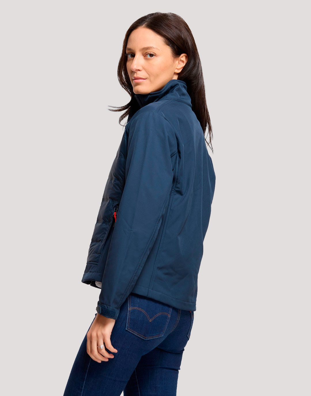Blouson hybride softshell et doudoune femme Xena Blouson hybride softshell et doudoune femme Xena