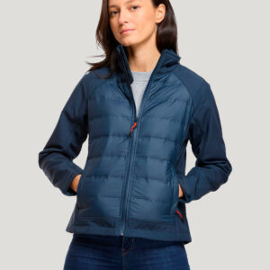 Blouson hybride softshell et doudoune femme Xena – vue 2